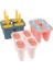 3 Adet Dondurma Kalıbı 4 Buz Popsicle Kalıp Seti Popsicle Dondurma Kalıp Buz Tepsisi Diy Dondurma Sopa ile Yeniden Kullanılabilir Kawaii Mutfak Aletleri (Yurt Dışından) 4
