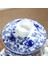 Grande Corniche Retro Çin Mavi Beyaz Porselen Çay Bardağı Seti Tabağı Kapaklı Demlik 260 ml Seramik Çay Fincanı Çay Filtresi ile (Yurt Dışından) 5