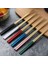 Blackgold Matte 1 Çift Mat Altın Japon Kore Tarzı Çin Yemek Çubukları Suşi Çubukları Erişte Ruloları Gıda Sofra Yeniden Kullanılabilir Metal Yemek Çubukları (Yurt Dışından) 4