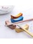 2pc Dinlenme-Gül Altın 10PCS Chopstick Dinlenme Raf Seti Japon Suşi Çubuklarını Standı Tutucu Paslanmaz Çelik Kore Lüks Masa Aksesuarları Malzemeleri (Yurt Dışından) 4