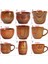 Ahşap Büyük Göbek Kulplu Fincan El Yapımı Doğal Ladin Ahşap Içme Bira Çay Kahve Süt Su Japon Drinkware Mutfak Bar (Yurt Dışından) 3