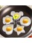 1 Adet Yıldız 5 Adet Yumurta Kalıp Paslanmaz Çelik Omlet Yumurta Kızartma Kalıp Aşk Çiçek Yıldız Şekli Yumurta Gözleme Halkası Kızarmış Yumurta Için Mutfak Aksesuarları (Yurt Dışından) 3