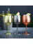220ML3 301-400ML Paslanmaz Çelik Şampanya Kadehi Şarap Bardağı Kokteyl Cam Yaratıcı Metal Şarap Bardağı Bar Restoran Kadeh Gül Altın (Yurt Dışından) 4
