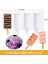 08 4/8 Hücre Silikon Magnum Kek Kalıbı Silikon Dondurma Kalıp Popsicle Kalıpları Dıy Buz Kalıbı Buz Pop Maker Soğutucu Tahta Çubuklarla (Yurt Dışından) 1