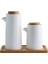 WHITE20X16.5CM Emzik Baharat Tencere Japon Yağı Seramik Can Çeşni Dağıtıcı Mutfak Tutucu Konteyner Gıda Için (Yurt Dışından) 4