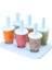 A-Blue Dondurma Kalıpları 6 Popsicle Kalıp Seti Popsicle Buz Tepsisi Dıy Dondurma Sopa Kapaklı Yeniden Kullanılabilir Buz Kalıbı Mutfak Aksesuarları (Yurt Dışından) 1