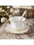 1 Fincan 1 Tabak Kemik Çini Kahve Seti Avrupa Porselen Çay Seti Basit Seramik Saksı Kremalı Şekerlik Çay Saati Demlik Kahve Fincanı Kupa Coffeeware (Yurt Dışından) 5