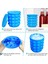 No.1 Taşınabilir 2 In 1 Büyük Silikon Buz Kovası Kalıp Kapaklı Yerden Tasarruf Sağlayan Küp Yapımcısı Araçları Mutfak Parti Için Barware (Yurt Dışından) 4