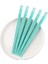 5 Pairs Yeşil Yeniden Kullanılabilir Fiberglas Çubuklarını Japon Çin Çubuklarını Bulaşık Makinesinde Yıkanabilir Çubuklarını Hediye Seti (Yurt Dışından) 1
