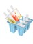 Pembe Popsicle Kalıpları 6 Parça Silikon Buz Pop Kalıpları Bpa Ücretsiz Popsicle Kalıp Yeniden Kullanılabilir Kolay Bırakılan Buz Pop Yapmak (Yurt Dışından) 2