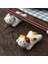 3 Pcs-03 5 Adet Sevimli Kedi Seramik Çubuklarını Tutucu Standı Güzel Tasarım Çubuk Raf Yastık Bakım Dinlenme Japon Tarzı Mutfak Sofra Araçları (Yurt Dışından) 5