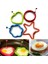 Yuvarlak Yeni Dıy Silikon Kızarmış Yumurta Gözleme Halkası Omlet Kızarmış Yumurta Yuvarlak Şekillendirici Yumurta Kalıp Pişirme Kahvaltı Kızartma Tavası Fırın Mutfak (Yurt Dışından) 1
