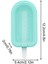 Yeşil Popsicle Dıy Dondurma Yapımı Kalıp Gıda Sınıfı Silikon Buz Küpü Makineleri Tepsi Kalıp Popsicle Araçları Mutfak Aletleri (Yurt Dışından) 1