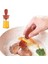 Barbekü Fırçalı Kırmızı Yağ Dispenseri Şişesi 2'si 1 Arada Cam Zeytinyağı Dispenseri Şişesi Sıkma Yağ Şişesi Pişirme Için Yağ Dispenseri (Yurt Dışından) 2