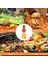Barbekü Fırçalı Kırmızı Yağ Dispenseri Şişesi 2'si 1 Arada Cam Zeytinyağı Dispenseri Şişesi Sıkma Yağ Şişesi Pişirme Için Yağ Dispenseri (Yurt Dışından) 3