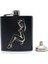 K Alalinong B110 Siyah Cep Şişesi 6 Oz Paslanmaz Çelik Kişiselleştirilmiş Lazer Kazınmış Şişe Alkol Likör Viski Rom Bir Huni ile (Yurt Dışından) 1