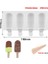 JSC3075 102 Gıda Sınıfı Silikon Dondurma Kalıpları Çikolatalı Kek Popsicle Kalıp Dıy Ev Yapımı Dondurulmuş Meyve Buz Lolly Kalıp Ücretsiz Sticks (Yurt Dışından) 1