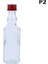 Stil P2 1 Adet Küçük Boş Ruh Viski Şarap Şişesi 50 ml Mini Cam Alkol Likör Şişeleri Vidalı Kapaklı Viski Sürahi (Yurt Dışından) 1