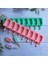 011 Pembe 8 Kavite Oval Silikon Popsicle Kalıp Dıy Kek Tatlı Jöle Puding Dondurma Küp Tepsi Bakeware Pan Dekorasyon Araçları (Yurt Dışından) 5