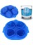 Siyah 16X15.5X3.5CM Beyin Şekli Silikon Buz Kalıp Freeze Buz Küpü Tepsi Buz Topu Makinesi Fondan Kek Çikolata Sabun Kalıp Cadılar Bayramı Aracı Pişirme (Yurt Dışından) 5