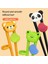 Yeşil 1 Çift Çok Renkli Sevimli Ayı Panda Kedi Öğrenme Eğitim Çubuklarını Çocuklar Çocuklar Için Çin Çubuklarını Öğrenci Hediyeler (Yurt Dışından) 4