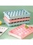 PINK-3X21X21CM 33/37 Buz Kozası Hokeyi Pp Kalıp Dondurulmuş Viski Topu Popsicle Buz Küpü Tepsi Kutusu Lolipop Hediye Yapımı Mutfak Aletleri Aksesuarları (Yurt Dışından) 2