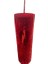 Kırmızı Su Bardağı 24 Oz Glitter/normal Eşkenar Dörtgen Desenli Bpa Içermeyen Kapaklı ve Samanlı Su Bardağı Yeniden Kullanılabilir Çift Katmanlı Buzlu Kahve Fincanları (Yurt Dışından) 1