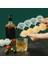 Yeşil 5X5X5 cm 4 Delik Bar Yuvarlak Şekil Silikon Buz Izgara Kalıp Topu Buz Yapım Makinesi Aracı Parti Aksesuarları Viski Kokteyl Votka Yaz Soğuk Içecek (Yurt Dışından) 3