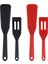 Kırmızı 2 Adet Silikon Spatula Seti Bisküvi Spatula Kızarmış Yumurta Spatula Biftek Spatula Tava Küçük Spatula Mutfak Aracı Pişirme Tencere Seti (Yurt Dışından) 3