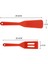 Kırmızı 2 Adet Silikon Spatula Seti Bisküvi Spatula Kızarmış Yumurta Spatula Biftek Spatula Tava Küçük Spatula Mutfak Aracı Pişirme Tencere Seti (Yurt Dışından) 4