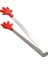Kırmızı Buz Küpü Klip Paslanmaz Çelik Şeker Klip Ekmek Gıda Kelepçesi Barbekü Partisi Bar Gıda Mutfak Aksesuarları CLIP14.5CM * 3.5cm * 2.5cm (Yurt Dışından) 1