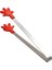 Kırmızı Buz Küpü Klip Paslanmaz Çelik Şeker Klip Ekmek Gıda Kelepçesi Barbekü Partisi Bar Gıda Mutfak Aksesuarları CLIP14.5CM * 3.5cm * 2.5cm (Yurt Dışından) 5