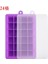24 Izgara - Mor Dıy Kolay Bırakılan Magnum Silikon Kalıp Buz Için Formlar Silikon Glacon Kalıpları Ice Cube Tepsi Silikonları Ice Cube Maker Kalıp (Yurt Dışından) 1