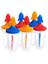 Roket Plastik Dondurma Kalıp Dıy Ev Yapımı Popsicle Kalıpları Dondurucu Suyu Yapımcısı Altı Delikli Tepsi Yaratıcı Popsicle Varil Kalıp (Yurt Dışından) 1