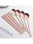 Rose-1set Altın 18/10 Kore Paslanmaz Çelik Gıda Çubuklarını Kaşık Seti Uzun Saplı Düz Kaymaz Çubuklarını Tatlı Kaşıkları Yemek Takımı Seti (Yurt Dışından) 3
