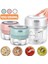 Yeşil 100 ml 100/250 ml Elektrikli Mini Yiyecek Parçalayıcı Şarj Edilebilir Küçük Mutfak Robotu Sarımsak Püresi Soğan Ot Sebze Zencefil Meyve Blender (Yurt Dışından) 5