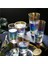 Lowball Altın Kenar S 301-400ML Isıya Dayanıklı Gökkuşağı Kristal Cam Renkli Çekiç Kaplama Highball Bira Bardağı Iyon Kaplama Şarap Kokteyl Cam Kupa Kahve Fincanı (Yurt Dışından) 3