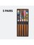 5 Paırs-K 5 Pairs Japon Çubuklarını Suşi Kaymaz Gıda Çubukları Çubuklarını Yeniden Kullanılabilir Çin Çubuklarını Sofra Hediye Mutfak Aletleri (Yurt Dışından) 1