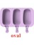 Oval 2 Adet Yeni Sevimli Silikon Dondurma Kalıp Popsicle Kalıpları Dıy Ev Yapımı Maker Kalıp (Yurt Dışından) 1