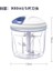 Büyük Mavi Mini Sarımsak Blender Çok Fonksiyonlu Manuel Gıda Parçalayıcı Ev Kesici Kıyma Makinesi Meyve Kırıcı Blender Mutfak Gereçleri (Yurt Dışından) 1