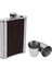 8 Oz Set 8 Oz Cep Flagon Paslanmaz Çelik Cep Şişesi Viski Karaf Şarap Alkollü Içecek Fincan Seyahat Tur Drinkware Kutusu ile Erkekler Için Hediyeler (Yurt Dışından) 5