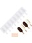 50 Adet Sticks 8/4/1 Delik Silikon Dondurma Kalıp Buz Pop Küp Popsicle Varil Kalıp Tatlı Dıy Kalıp Makinesi Aracı Dondurma Çubuğu (Yurt Dışından) 4