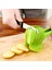 Yeşil El Meyve Dilimleyici Yuvarlak Dilimleme Domates Patates Çok Fonksiyonlu Hızlı Kesici Kase Kesici Kapaklı Kase Hızlı Kesim (Yurt Dışından) 4