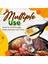 Siyah 2 In 1 Kavrama Çevirme Maşa Yumurta Spatula Maşa Kelepçe Gözleme Kızarmış Yumurta Fransız Tost Omlet Devrilmiş Turner Mutfak Aksesuarları (Yurt Dışından) 5