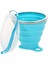 Açık Gri 270ML 270ML Katlanır Gıda Sınıfı Su Bardağı Seyahat Silikon Geri Çekilebilir Katlanır Su Bardağı Renkli Taşınabilir Açık Kahve Gargara Bardağı (Yurt Dışından) 4