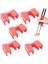 Pink-5pcs 5pcs Yeniden Kullanılabilir Çubuk Yardımcıları Eğitim Çin Yemek Çubukları Eğitmen Tutucu Adouts Acemi Eğitmenler Veya Öğrenci Için (Yurt Dışından) 2