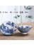 6 Adet 80ML 6 Takım Çin Seramik Bardaklar Balık Bardakları Mavi ve Beyaz Demlik Küçük Porselen Çay Kasesi Çay Bardağı Çay Seti Aksesuarları Içecek Drinkware (Yurt Dışından) 1