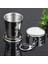 75 ml 75/150 ml Paslanmaz Çelik Katlanır Bardak Paslanmaz Çelik Katlanır Geri Çekilebilir Bardak Katlanır Bardak Blackjack Bardak Çay Fincanları Teaware Katlanır (Yurt Dışından) 2