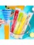 20 Adet 4X28 cm 20/60 Adet Tek Kullanımlık Buz Popsicle Kalıp Mühürlü Çanta Bpa Ücretsiz Dondurucu Tüpler Zip-Kilit Dondurma Suyu Meyve Yaz Smoothies Yapımı (Yurt Dışından) 2