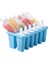 12 Izgaralar Mavi 4/6/10/12 Hücreler Buz Kutusu Silikon Dondurma Kalıp Yeniden Kullanılabilir Popsicle Kalıp Dıy Ev Yapımı Tatlı Dondurucu Meyve Suyu Buz Pop Maker (Yurt Dışından) 1